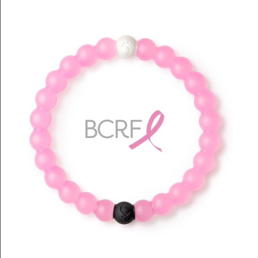 Lokai transparent pink - breast cancer awareness